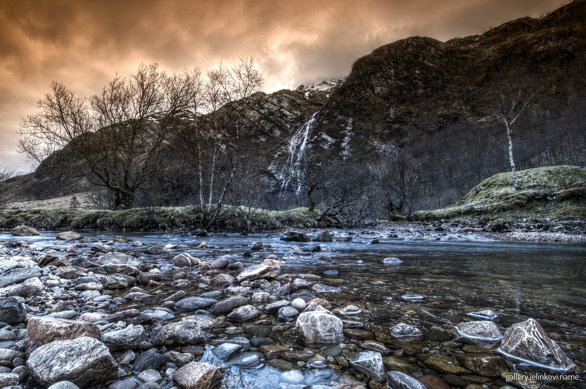 Water of Nevis and Steall Falls